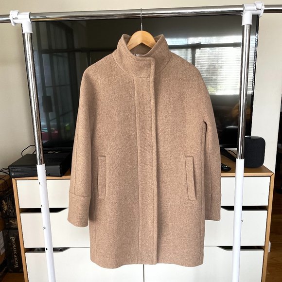 J. Crew Tan Wool Coat - Picture 3 of 8